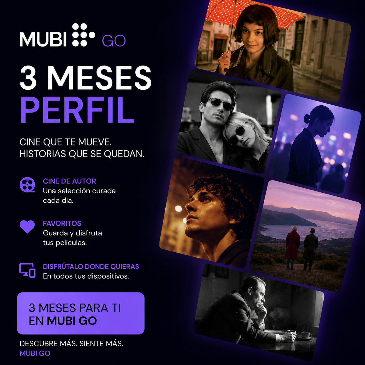 MUBI GO 3M PERFIL